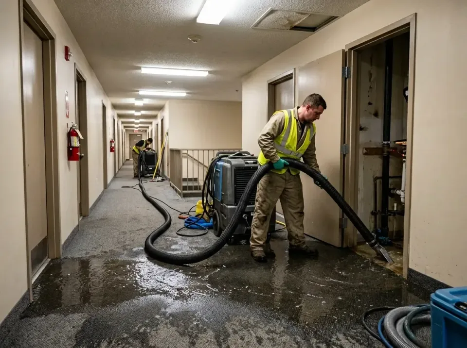 multi-unit-apartment-hallway-f-005 — frequently asked questions, Emergency Burst Pipe Water Extraction & Removal in South Am…